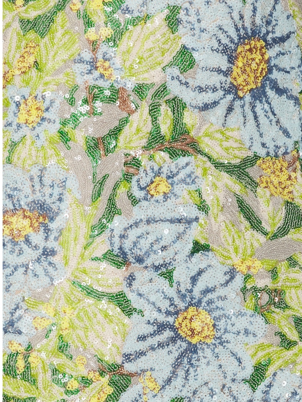 Bronx and Banco Valentina Floral Maxi Dress in Pastel Blue and Yellow - Picture 4 of 4